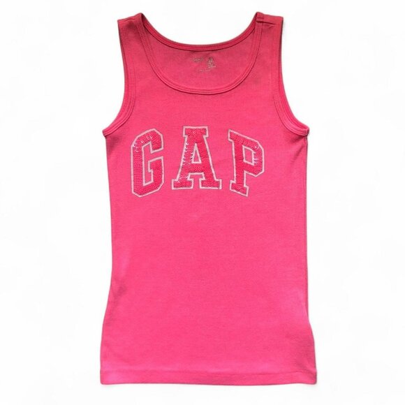 Gap Hot Pink Sequin Tank - Picture 2 of 6